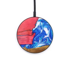 Circle Wood Resin Wireless Charger - Brooke (Artist Pick, 642535)