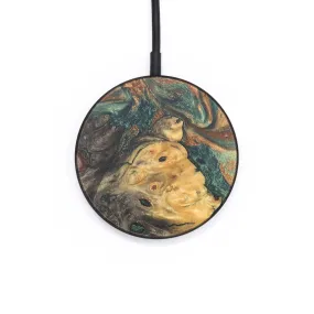 Circle Wood Resin Wireless Charger - Chance (Green, 682431)