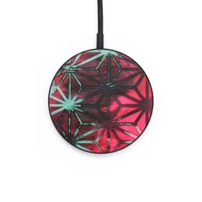 Circle Wood Resin Wireless Charger - Don (Pattern, 705394)