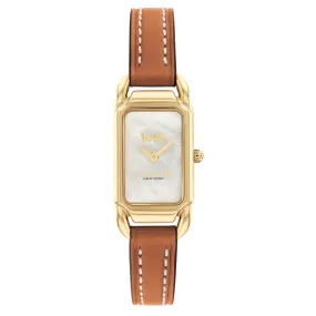 Coach  Canyon Calfskin Ivory Mother Of Pearl Dial Ladies Watch - 14504029