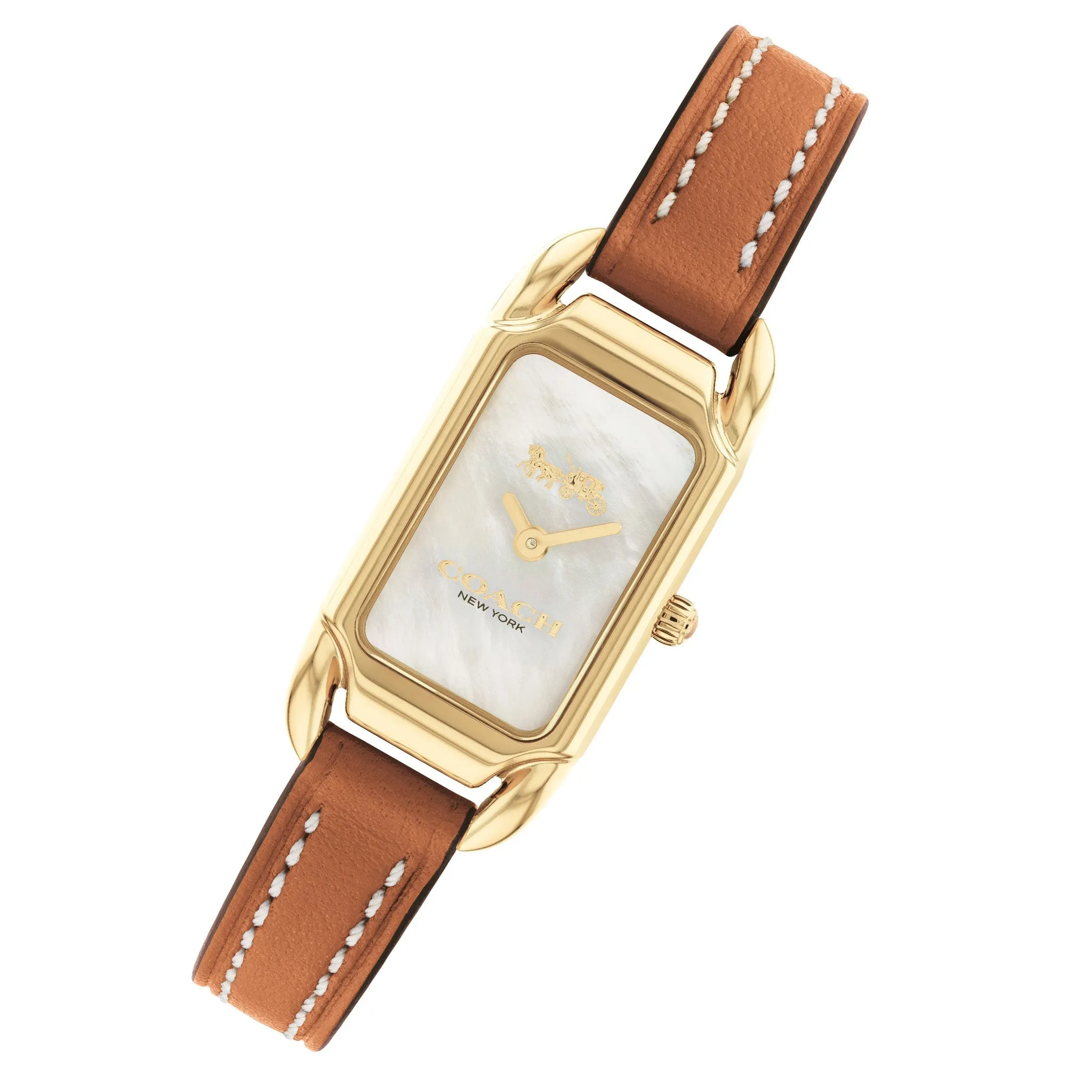 Coach  Canyon Calfskin Ivory Mother Of Pearl Dial Ladies Watch - 14504029