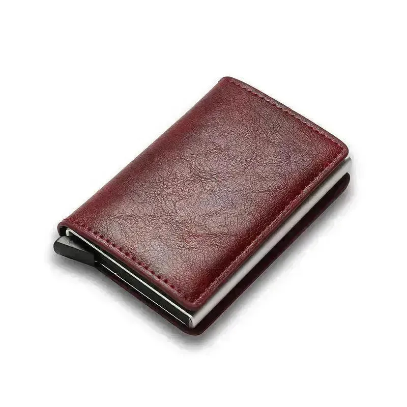 Credit Card Holder Smart Minimalist Wallet Pocket Men Women Slim Cardholder Bank Secure Creditcard Case