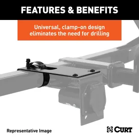 CURT 57203 Connector Bracket Mounts for 4; 5 and 6-Way Brackets (12-Pack)