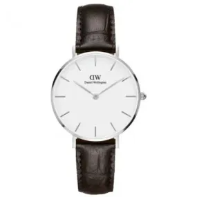 Daniel Wellington Petite York  Ladies Silver Watch DW00600188