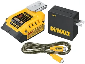 DeWALT DCB094K Portable USB Charging Kit, 20 V Input :SET: QUANTITY: 1