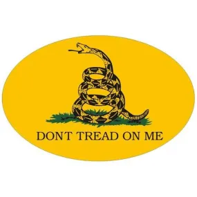 Don't Tread on Me Oval Magnet