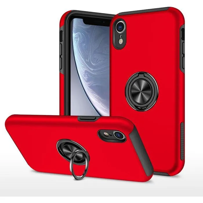 Entronix Apple iPhone XR Case - 360º Circular Ring Holder,