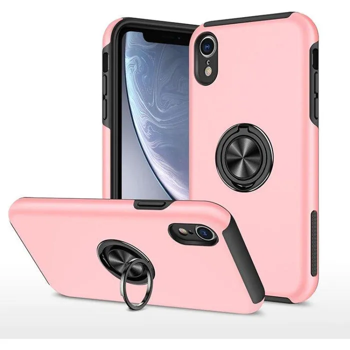 Entronix Apple iPhone XR Case - 360º Circular Ring Holder,