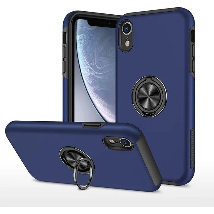 Entronix Apple iPhone XR Case - 360º Circular Ring Holder,