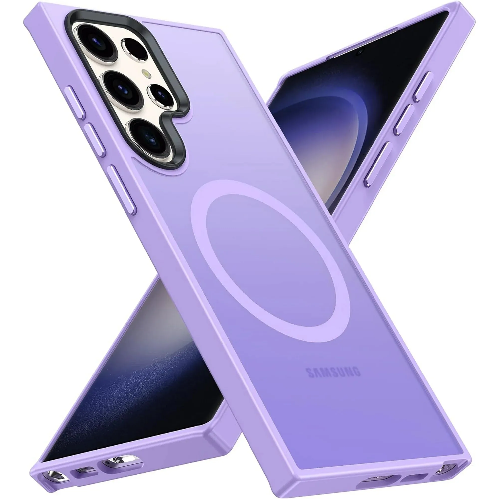 Entronix Samsung Galaxy S25 Ultra  [Magnetic-Compatible] Translucent Matte Case