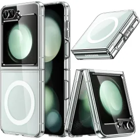 Entronix Samsung Galaxy Z Flip 6 [Magnetic-Compatible] Crystal Clear Case - Sturdy