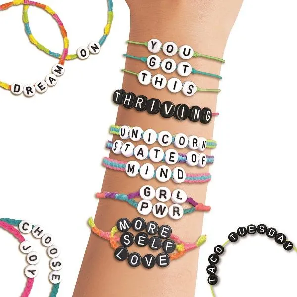 Fashion Angels - Alphabet Bead Case - Neon Mix & Match