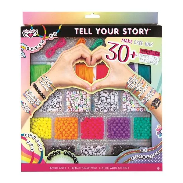 Fashion Angels - Alphabet Bead Case - Neon Mix & Match