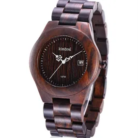 Fashion Brand Women Wooden Watch New Year Gift Bangle Quartz Watch