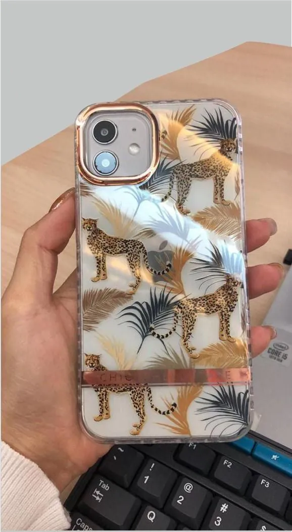 Fashion Flower Print Hard Case For Oppo