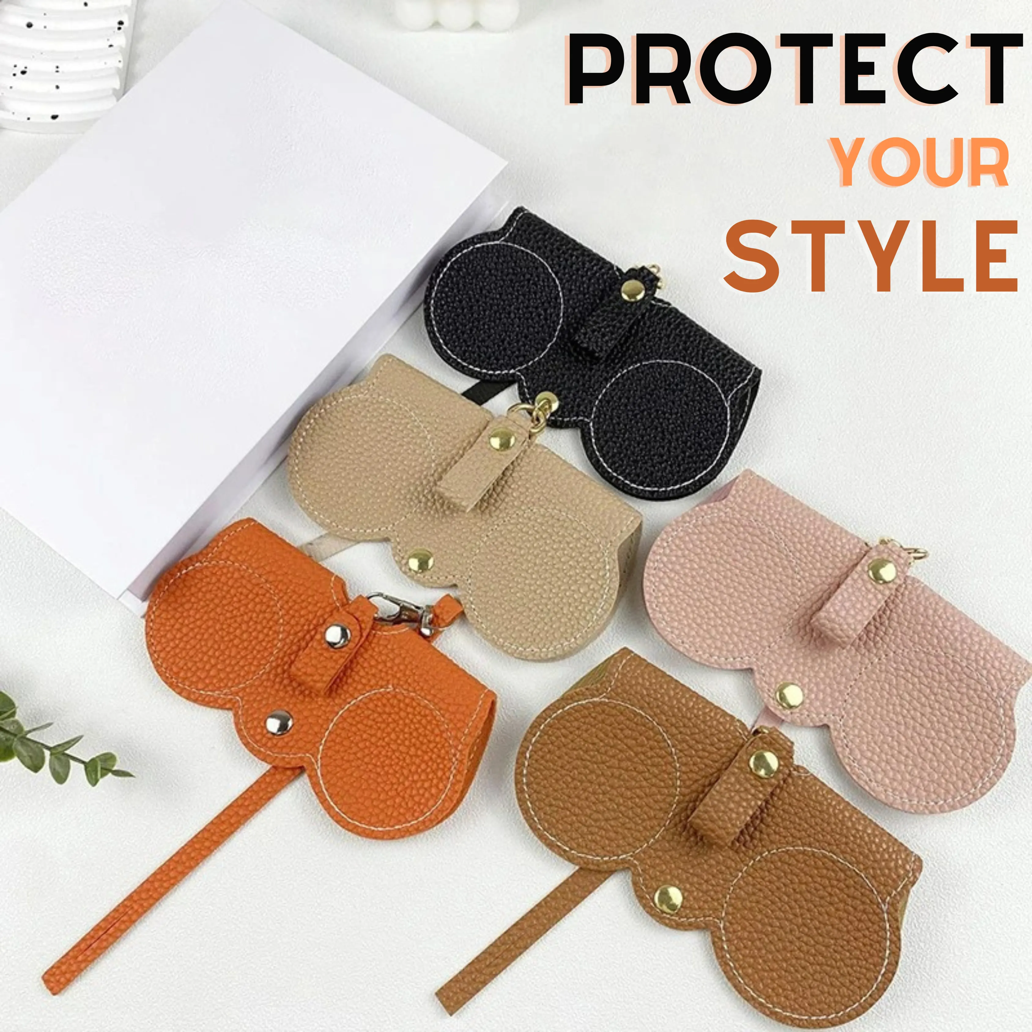 Fashion Leather Sunglasses Case