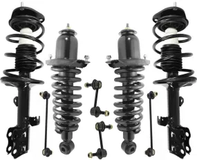 Front & Rear Struts & Links For Toyota Matrix 2.4L All Wheel Drive 2009-2013