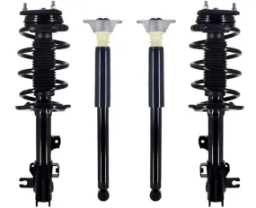 Front Complete Struts W Coil Spring & Rear Complete Shocks For Mazda CX-9 16-18