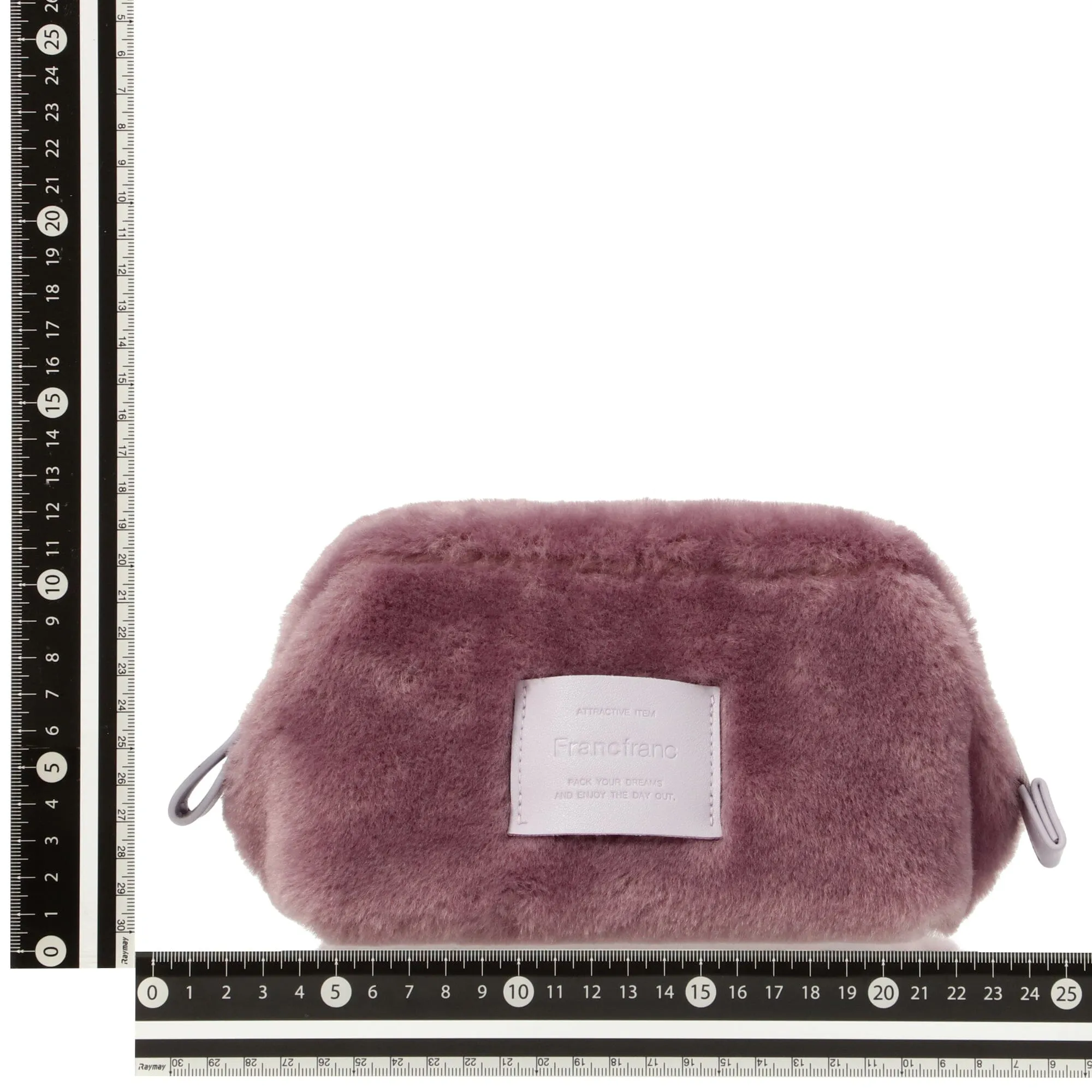 Fur Wire Pouch Purple