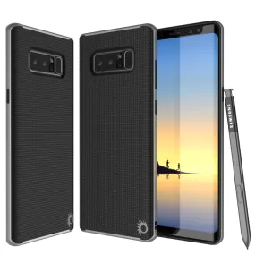 Galaxy Note 8 Hybrid 3-Piece Anti-Shock Dual Layer Case | Silver