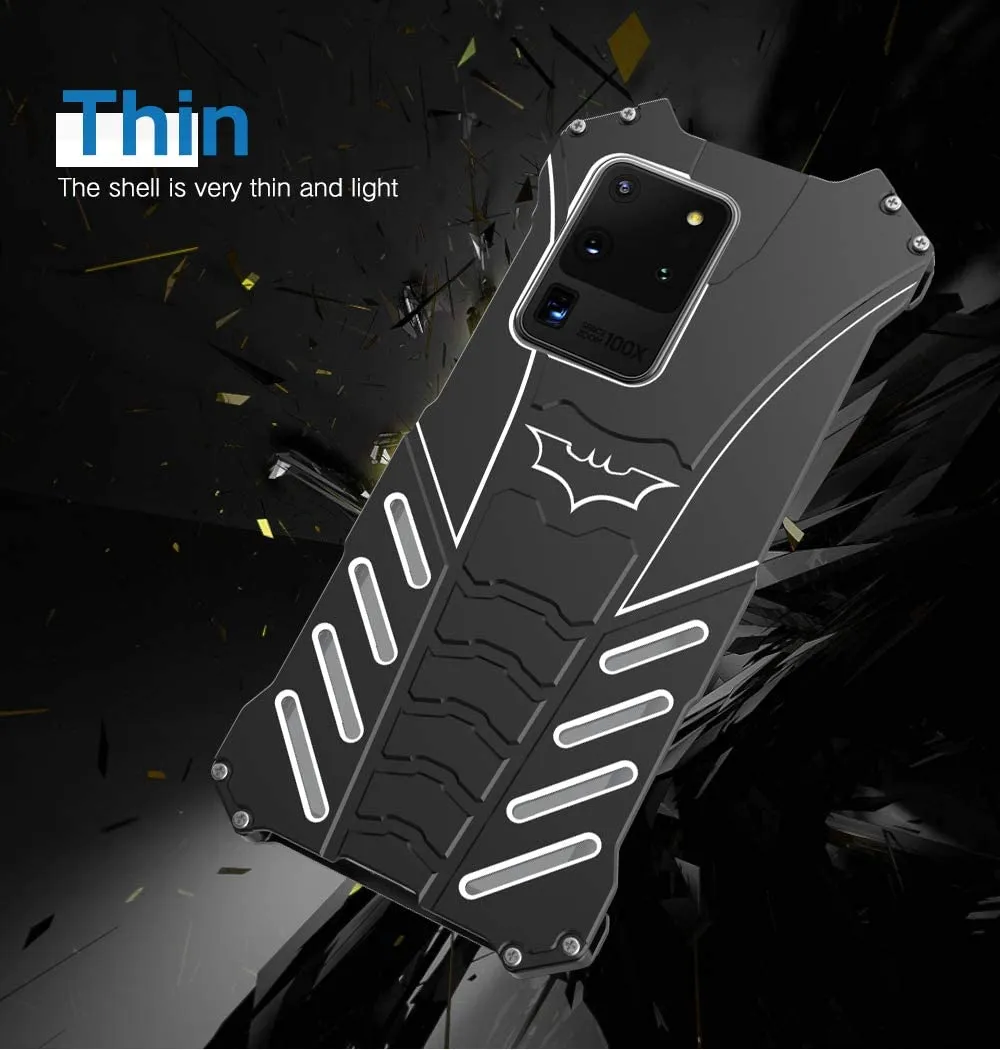 Galaxy S20 Ultra Shockproof Aluminum Batman Case | Aluminum S20 Ultra Case