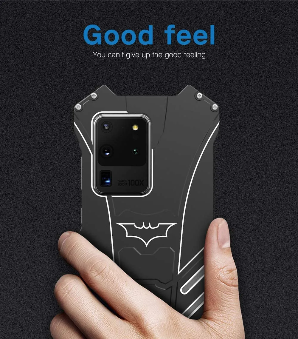 Galaxy S20 Ultra Shockproof Aluminum Batman Case | Aluminum S20 Ultra Case