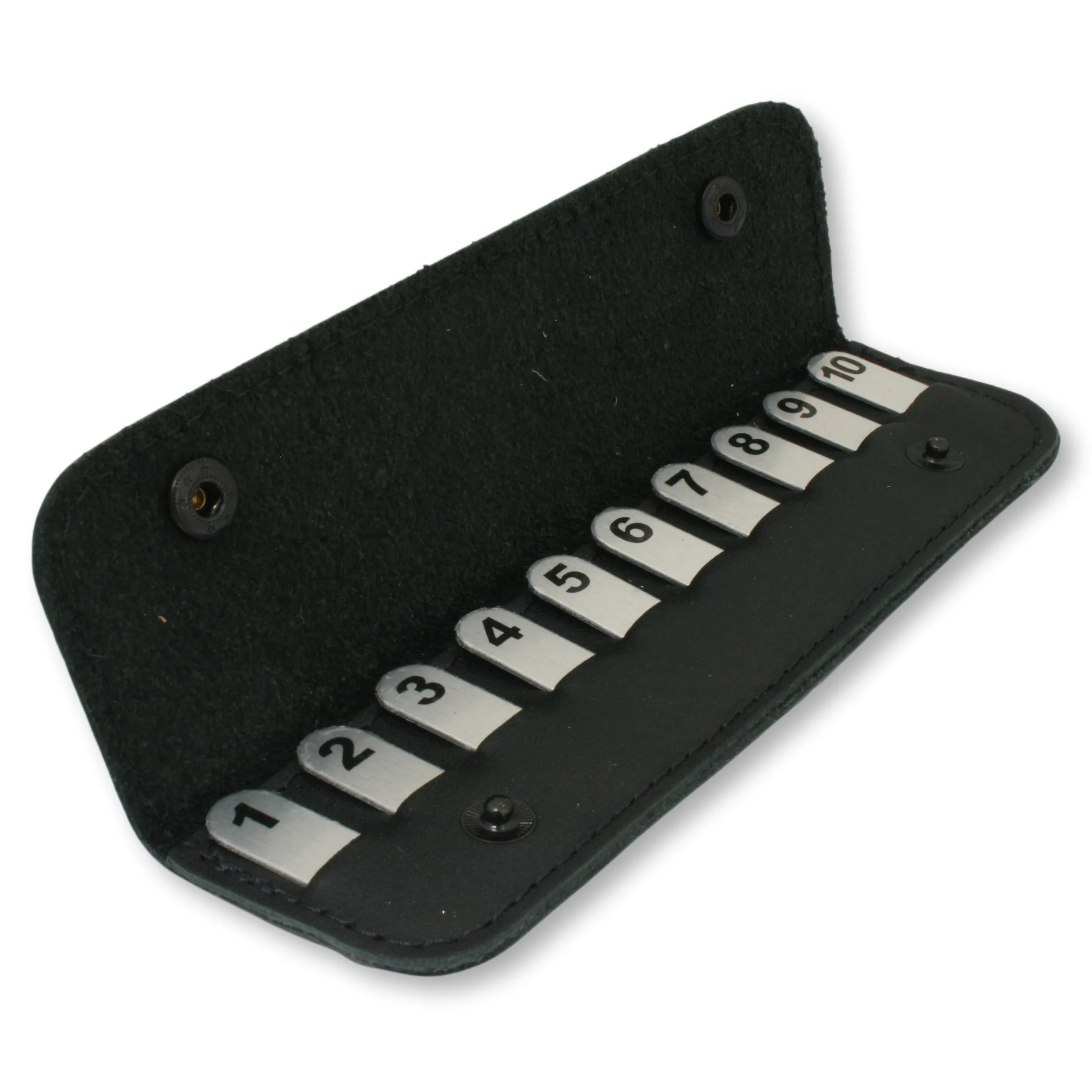 Game Shooting 1-10 Peg Position Finder Numbered Pegs in Black Leather Case