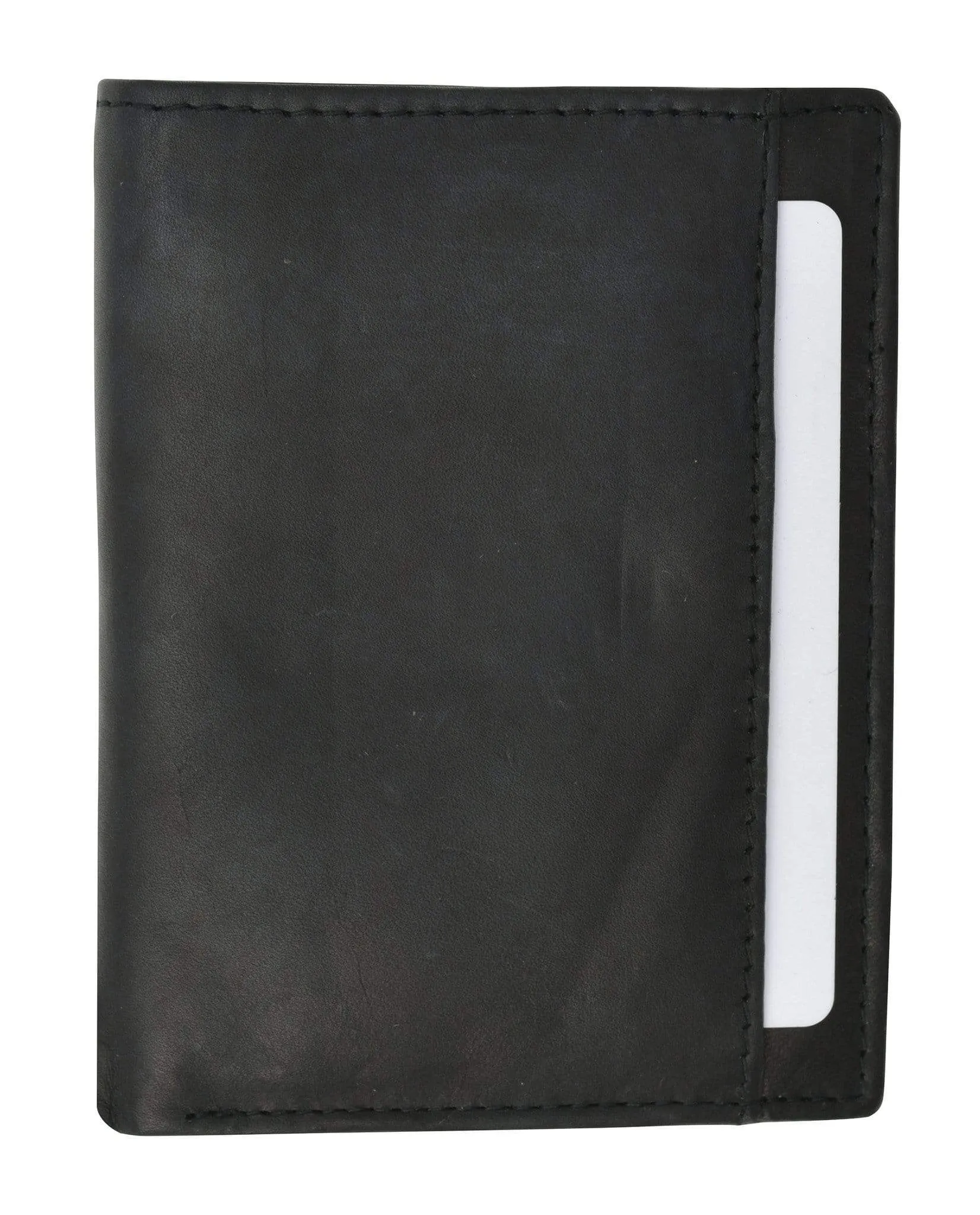 Genuine Leather Mens Wallet Business Credit Card Case Bifold  762 CF (C)