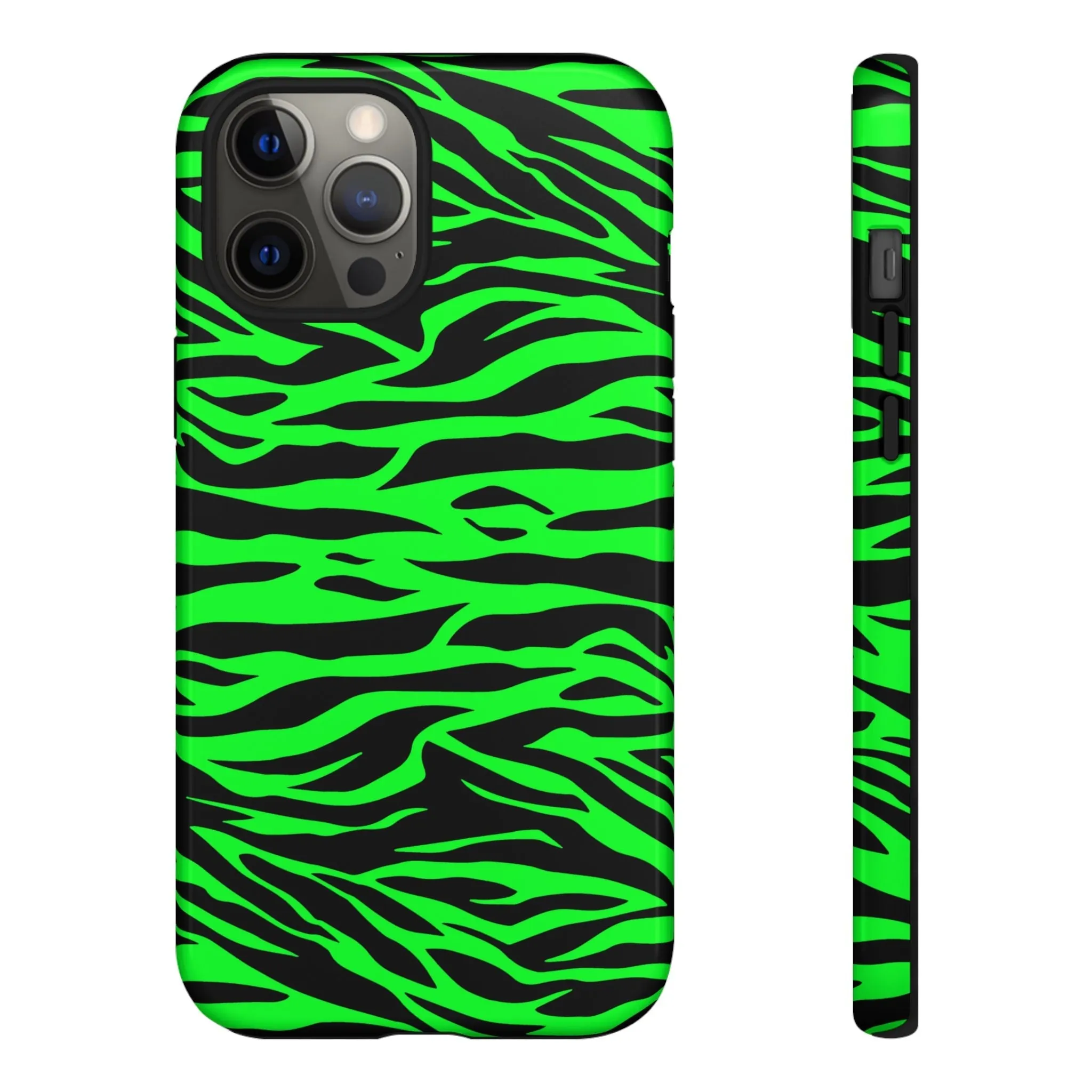 Green Cute Wild Tiger Print Pattern Tough Phone Case