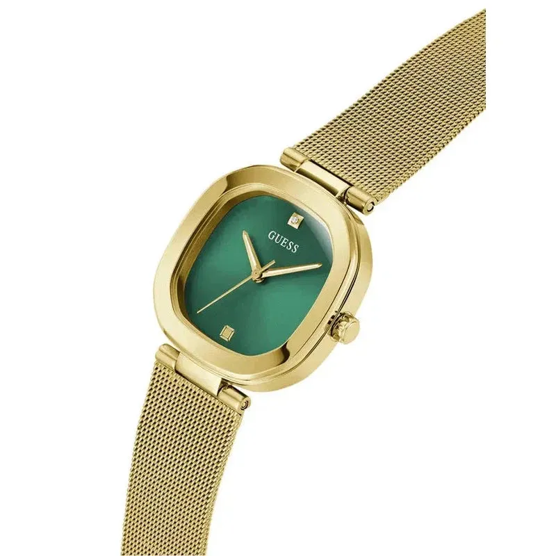 Guess Eve Green Dial Analogue Watch