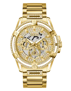 Guess - Gents King Gold Tone Crystal Watch - GW0497G2  - 785674