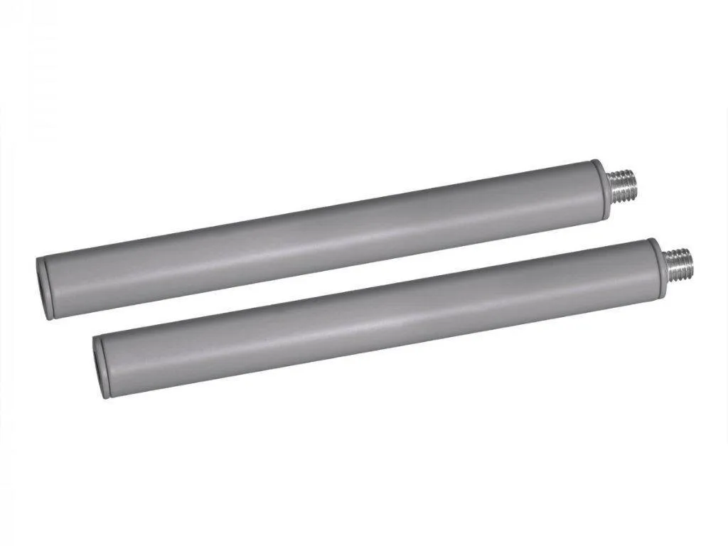 HEATSTRIP Extension Mounting Pole Set — Silver Grey