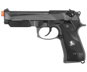 HFC Full Metal M9 Tactical Full Auto Gas Blowback Airsoft Pistol