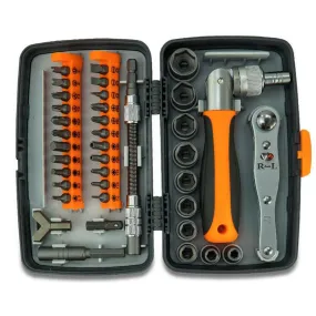 Home Hand Tool 38pcs Sleeve Screwdriver Set Ratchet Wrench Socket Spanner Drill Combination Kit Car Bike Rapid Repair Tools