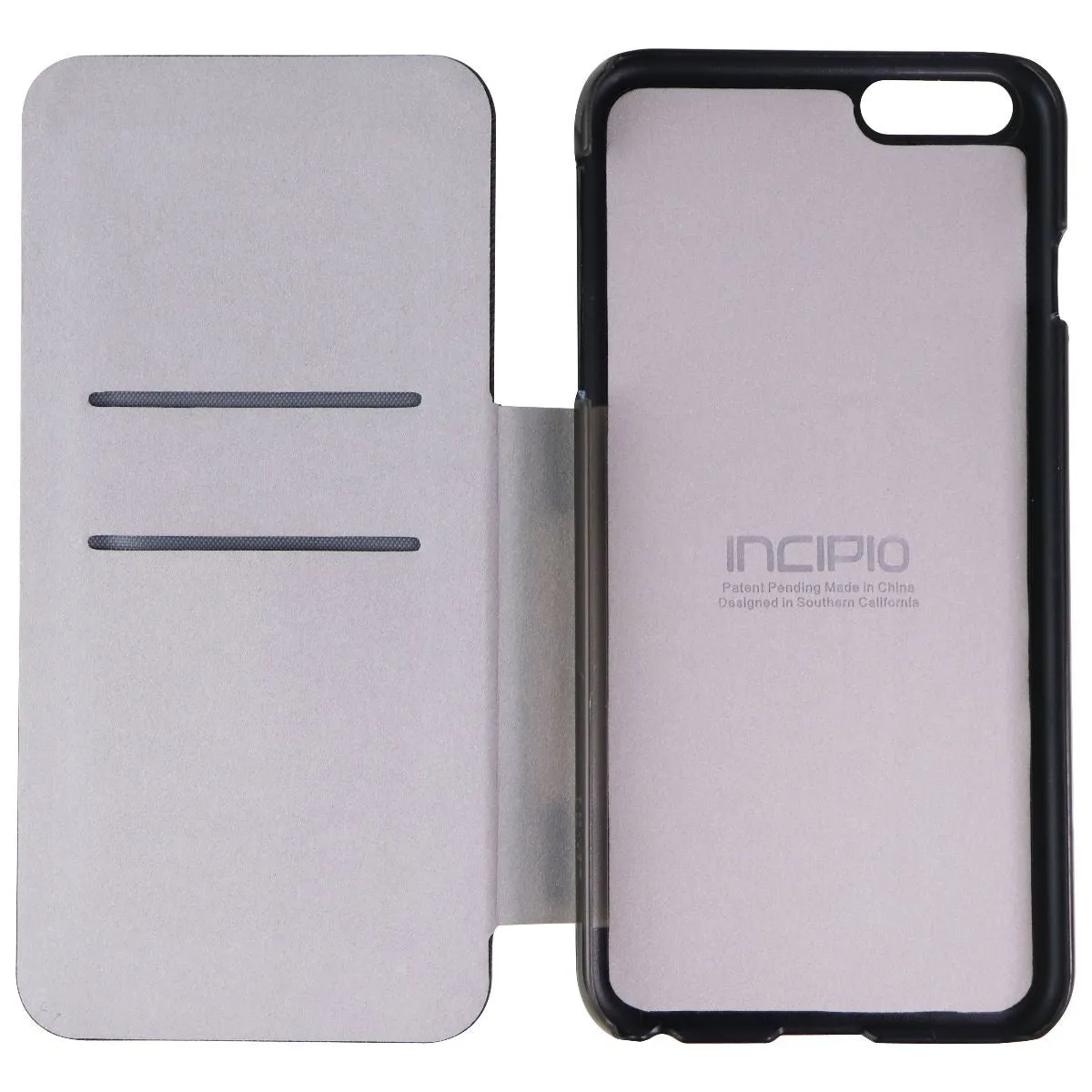 Incipio Highland Folio Wallet Case for iPhone 6 Plus 6S Plus - Gold / Black