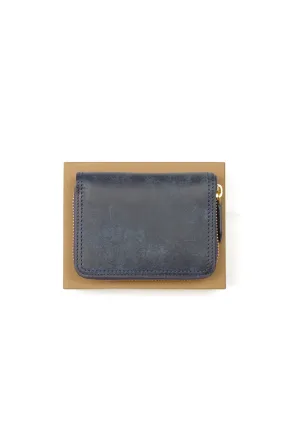 「increer」short wallet -navy-