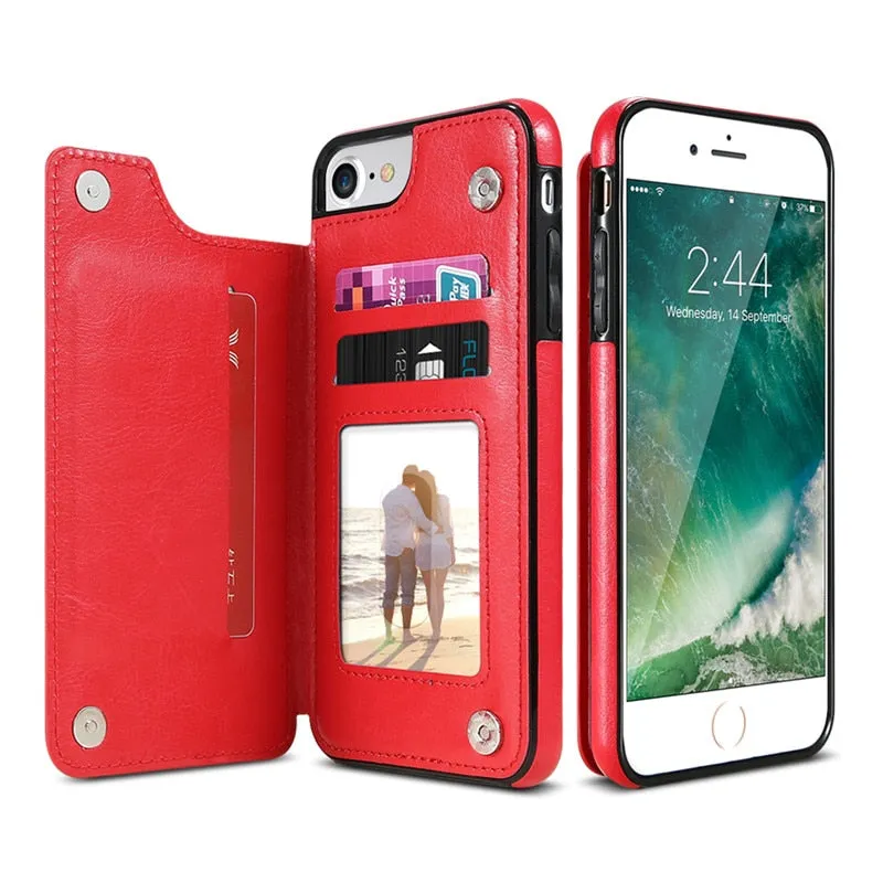 IPHONE CASE Retro Leather Case