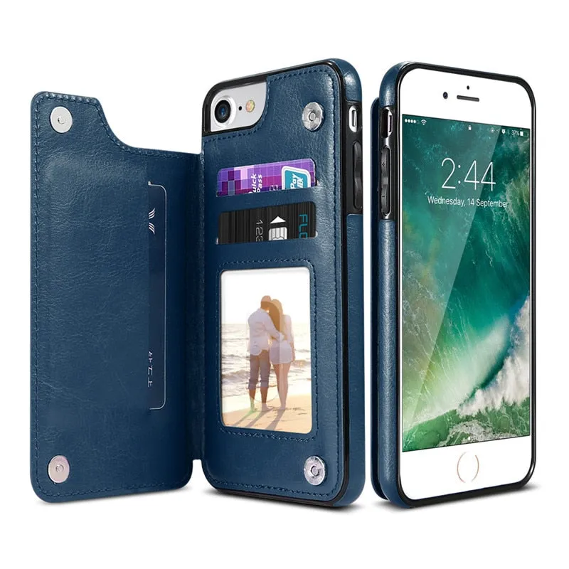 IPHONE CASE Retro Leather Case