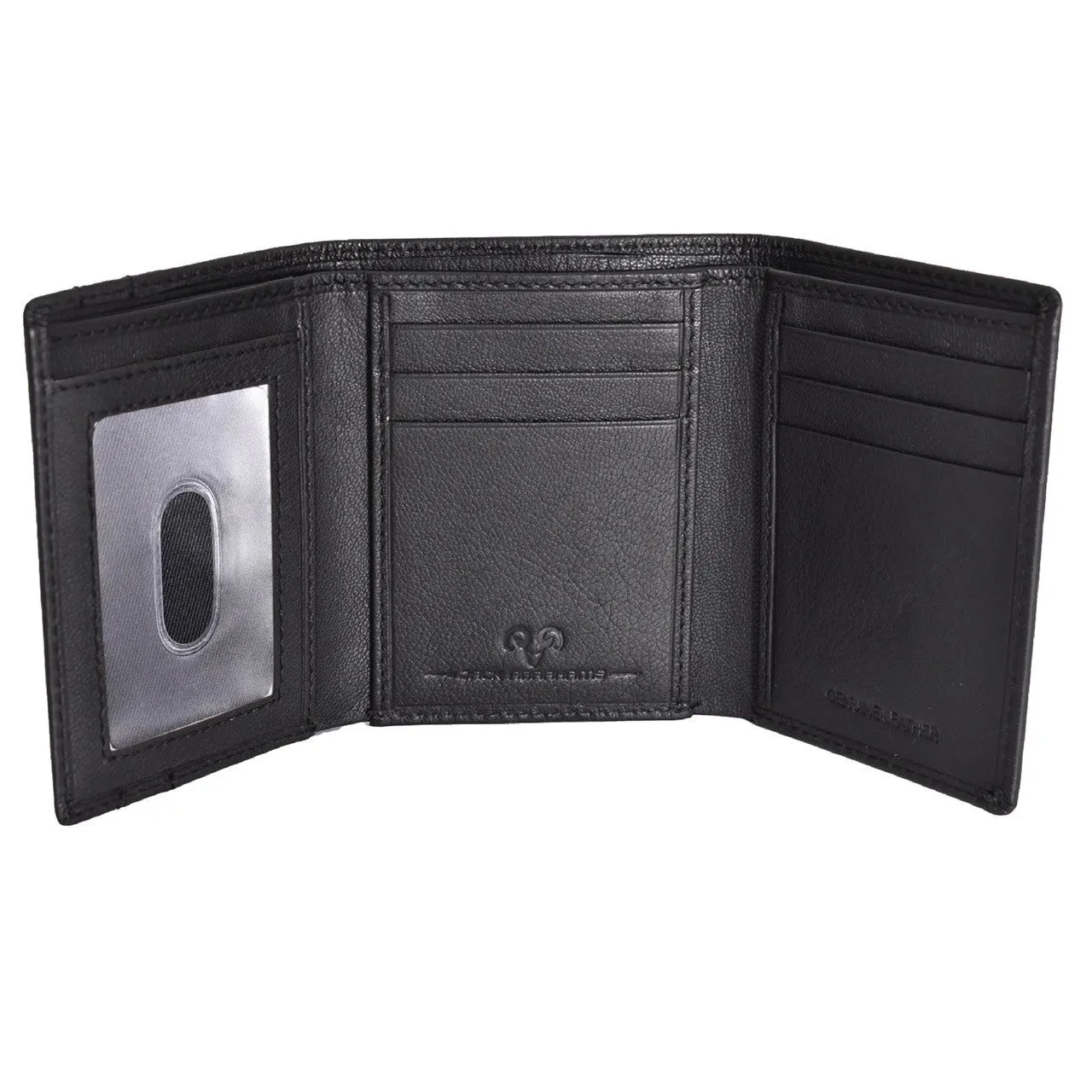 Jack Abrahams Tri-Fold Stylish Wallet With ID Window Pocket