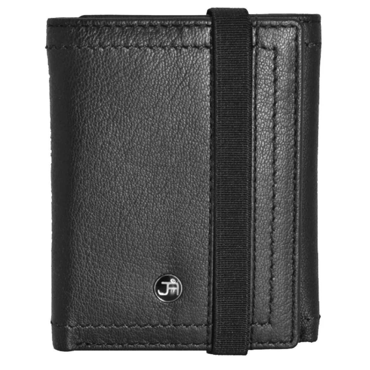 Jack Abrahams Tri-Fold Stylish Wallet With ID Window Pocket