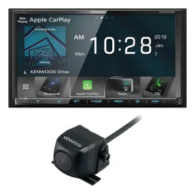 Kenwood DMX706S Multimedia Receiver and CMOS-130 Rear View Camera