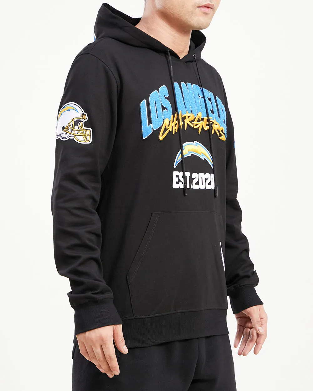 LACH-P/O HOOD-PS-LA CHARGERS EST 2020 (BLACK)