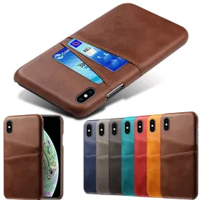 Leather Card Holder Case for iPhone