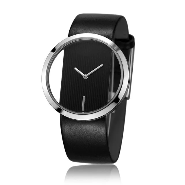 Leather clock Women watch