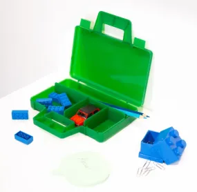 Lego Sorting case To Go - Transparent - Green