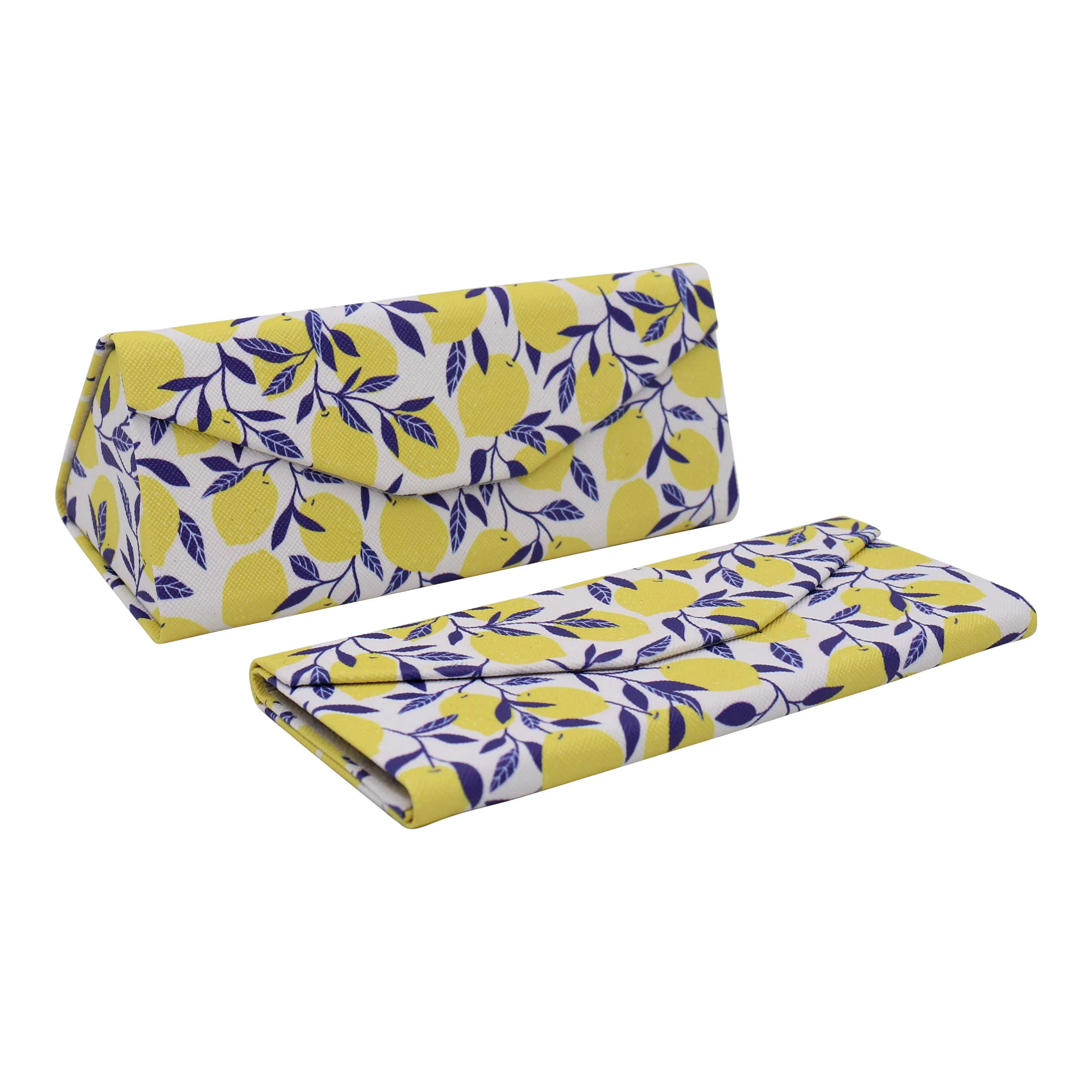 Lemon / Lime Glasses Case – Cute Fruits – Vegan Leather