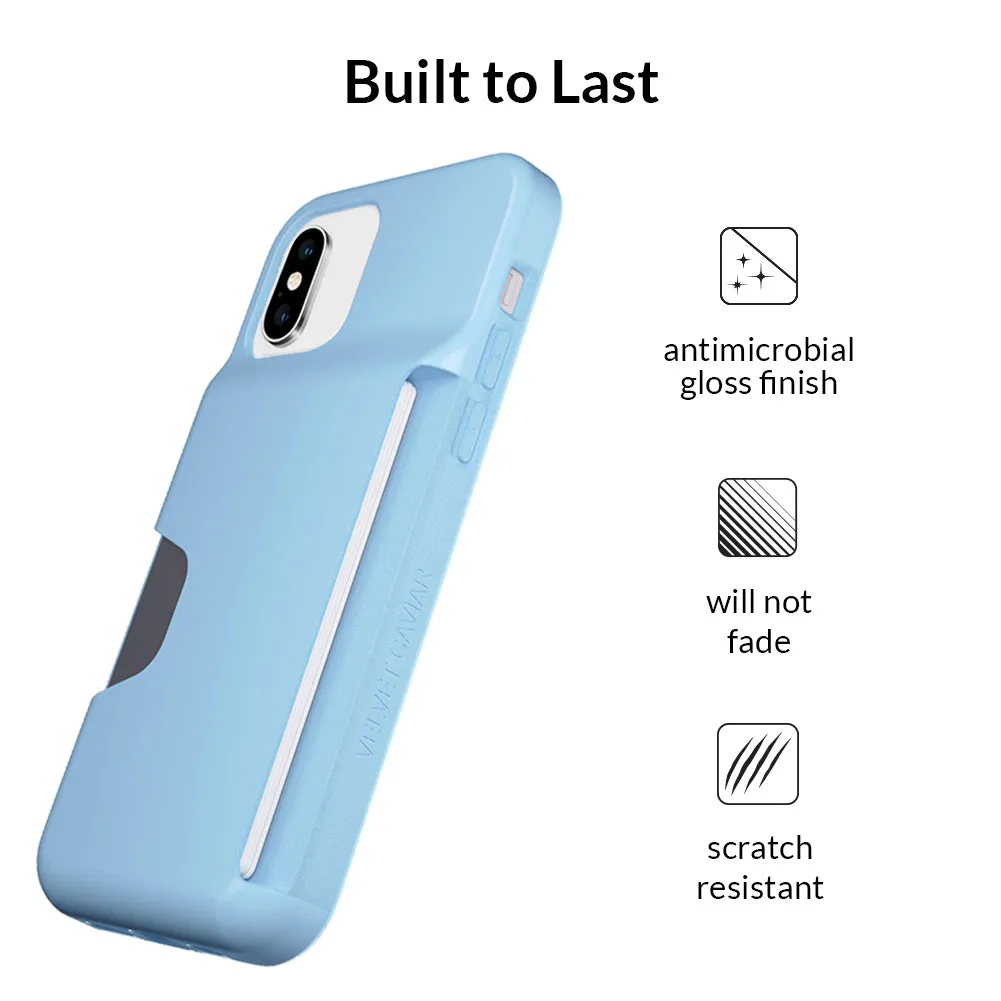 Light Blue iPhone Wallet Case