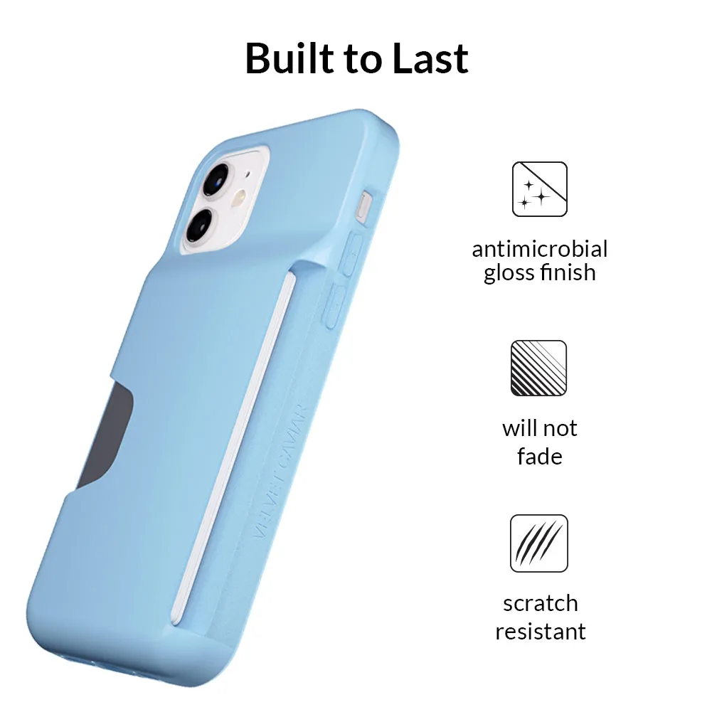 Light Blue iPhone Wallet Case