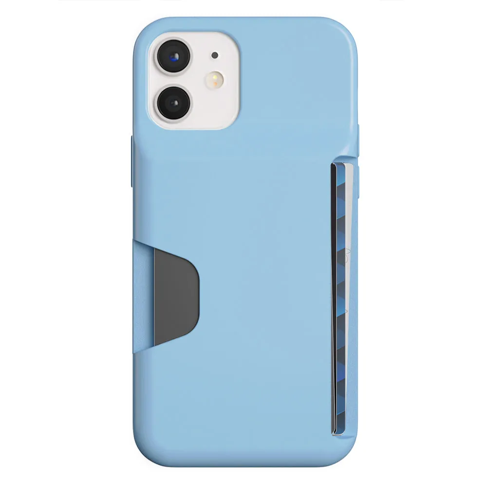 Light Blue iPhone Wallet Case