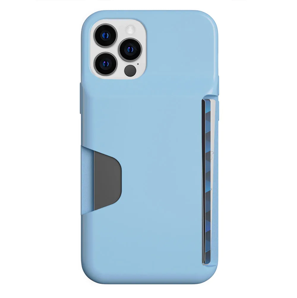 Light Blue iPhone Wallet Case